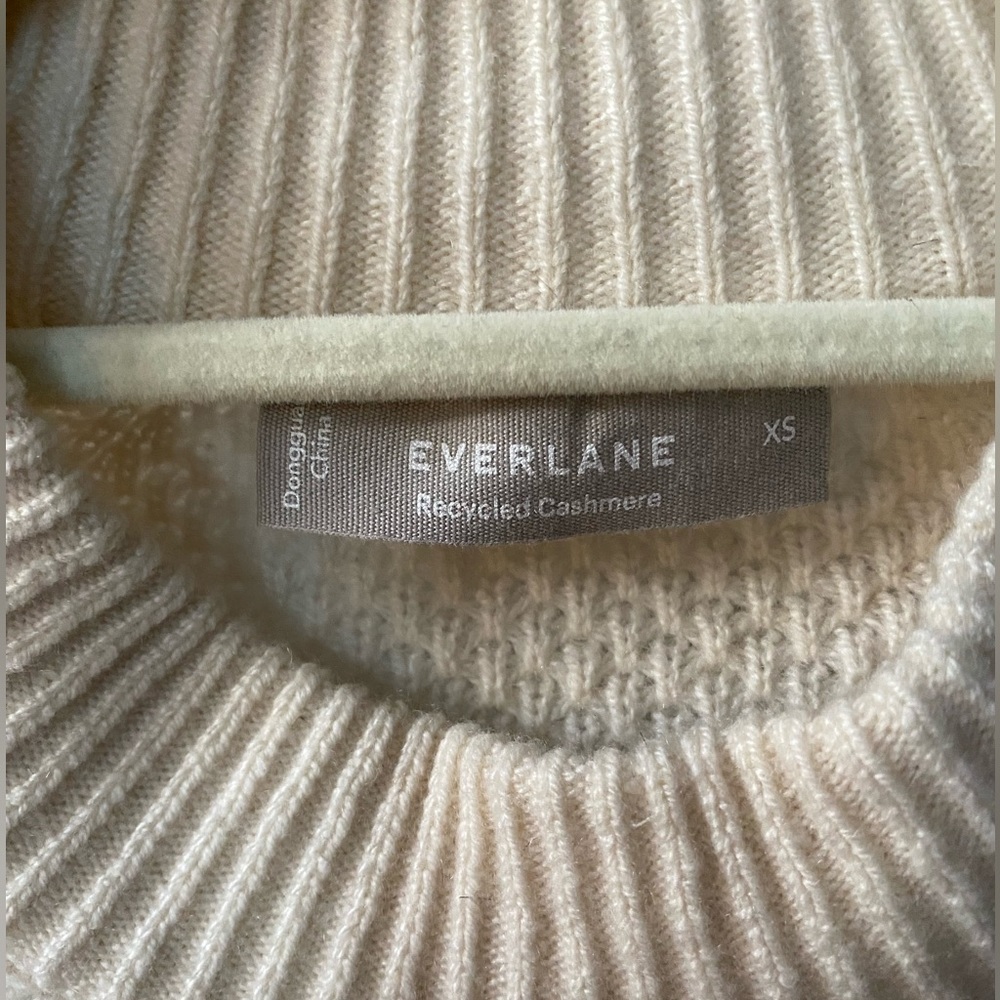 Everlane Oversized Stroopwafel Crew in ReCashmere - Picture 3 of 4